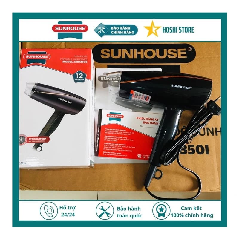 Máy sấy tóc Sunhouse SHD2306 1500W