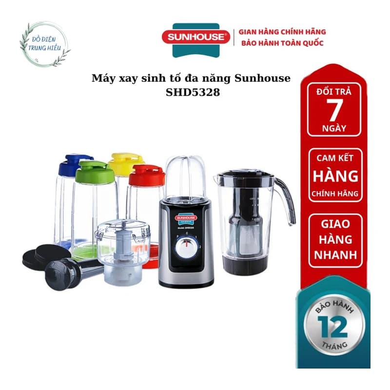 Máy xay sinh tố Sunhouse SHD5328 1.5L