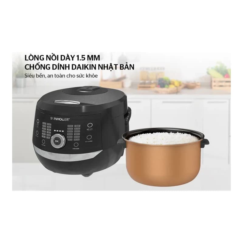 Nồi cơm điện tử Sunhouse SHD1959 1.8L
