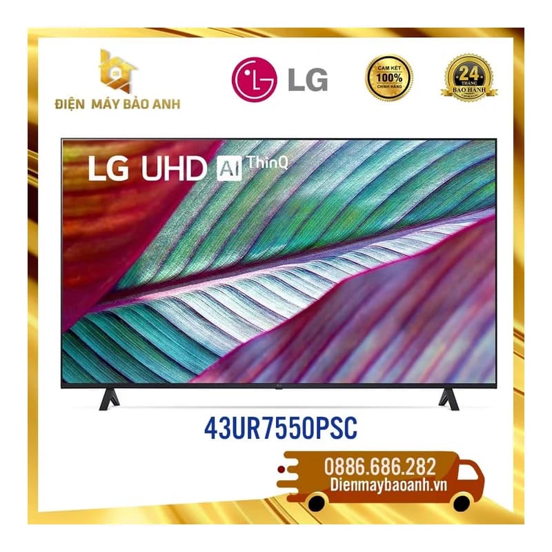 Tivi LG UHD 4K 43UR7550PSF 43 inch