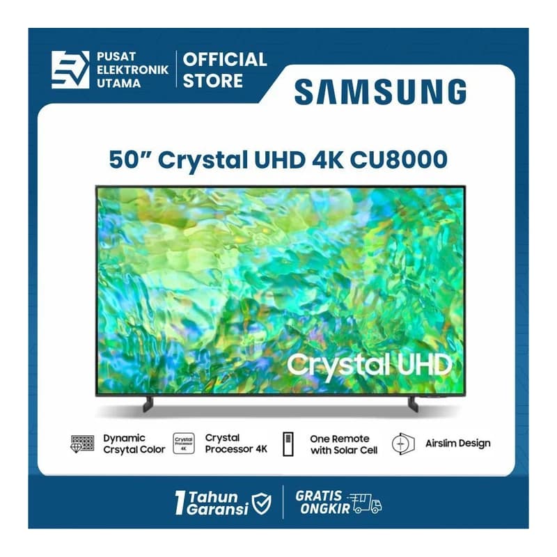 Tivi Samsung Crystal UHD 4K UA50CU8000 50 inch