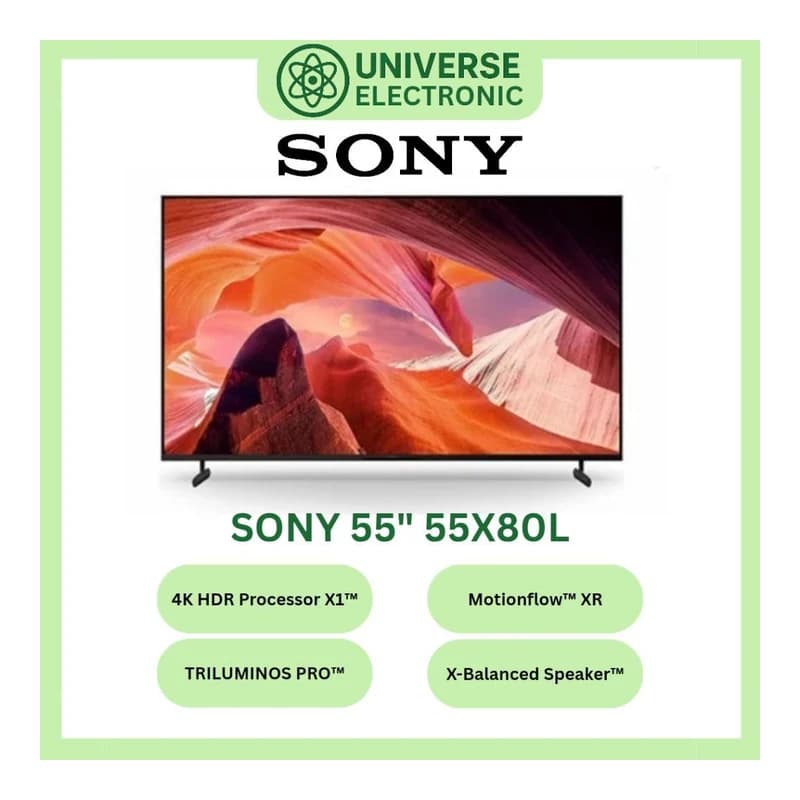 Tivi Sony Bravia 55 inch 4K Google TV KD-55X80L
