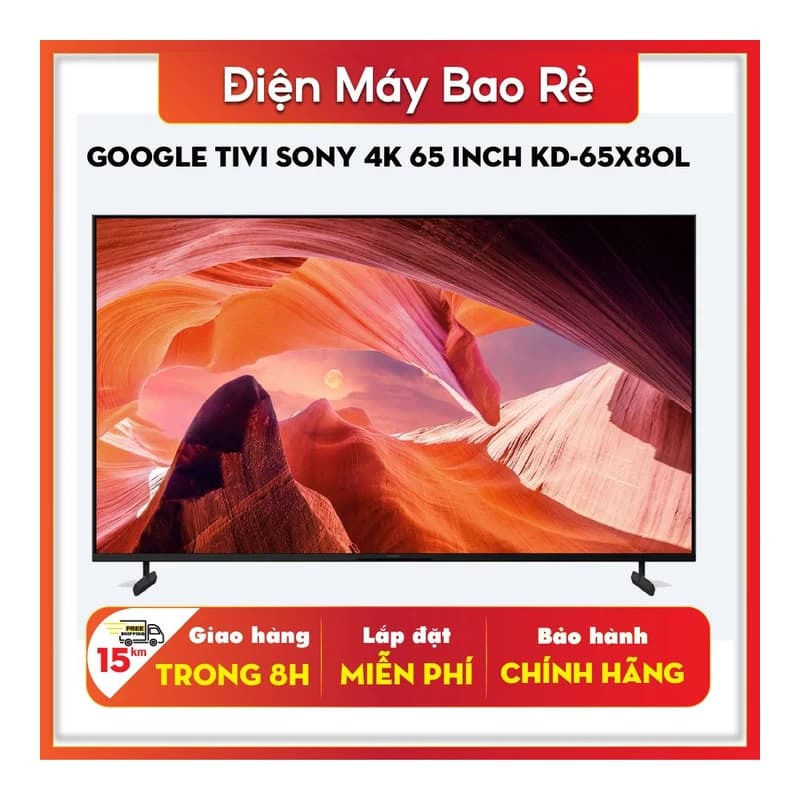 Tivi Sony Bravia 65 inch 4K Google TV KD-65X80L