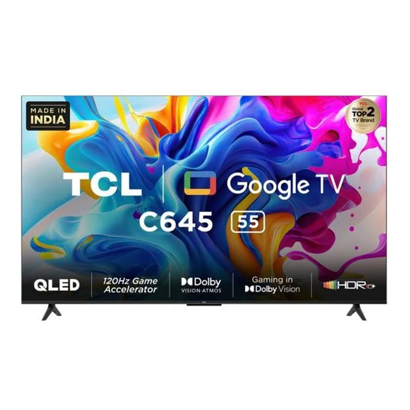 Tivi TCL QLED 55 inch 4K Google TV 55C645
