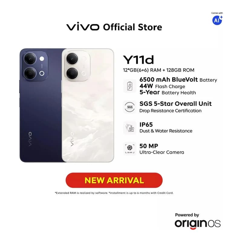Vivo Y11D 4G 128GB